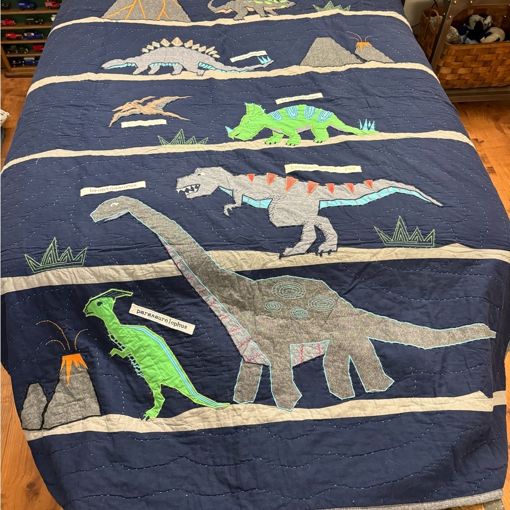 Pottery Barn Dinosaur Bedspread